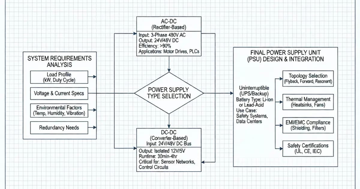 Power Supply Selection for Industrial Systems